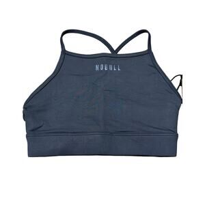 NOBULL High Neck Sports Bra Dark Shadow Women's Size X-Small NWOT